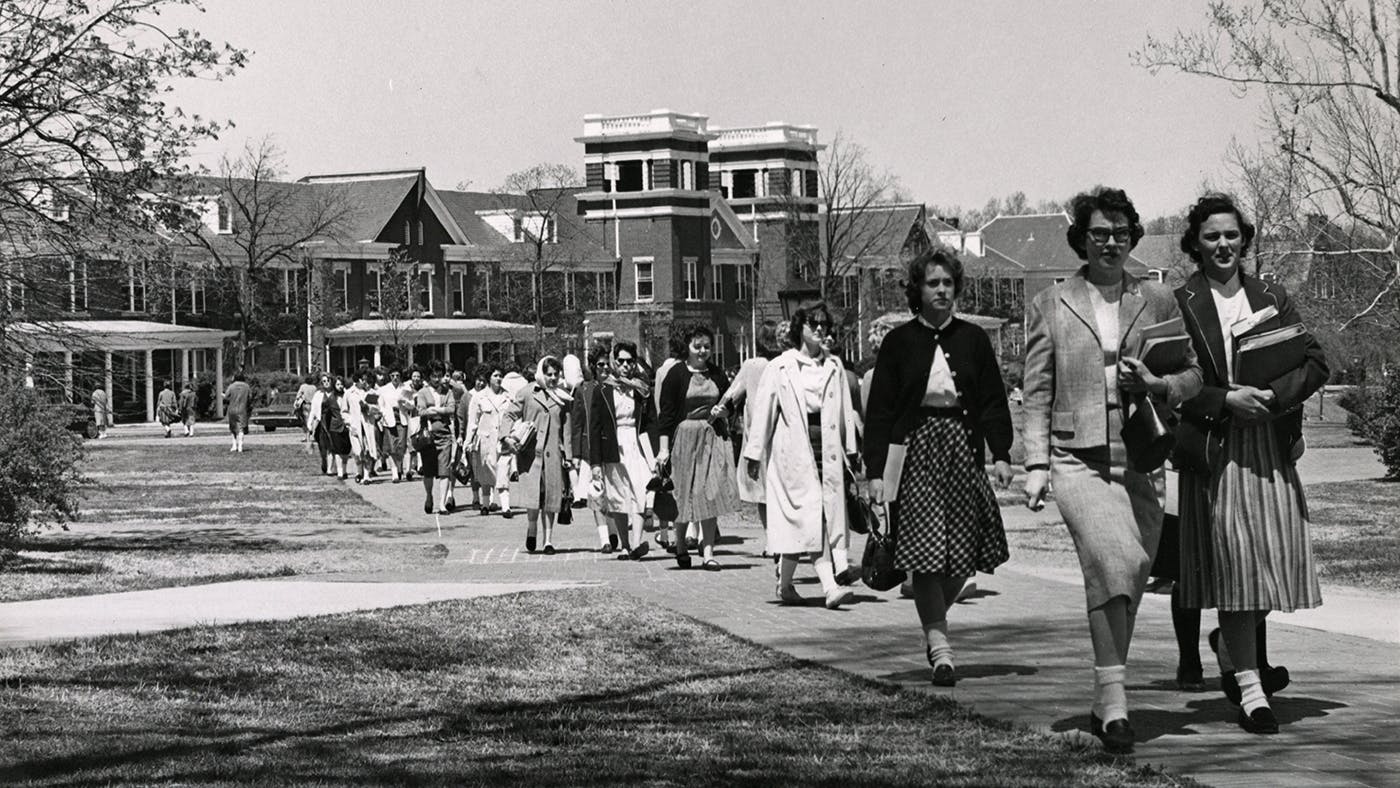 Woman's College students, 1961